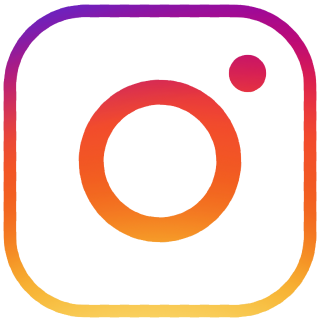 Buntes Logo von Instagram in Schema eines Fotoapparates